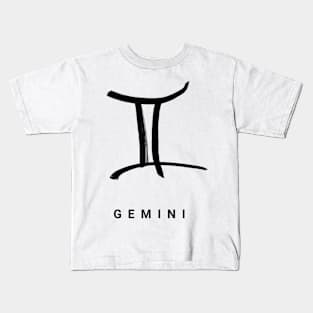 KIROVAIR ASTROLOGICAL SIGNS GEMINI #astrology #kirovair #symbol #minimalism #horoscope #twill #home #decor Kids T-Shirt